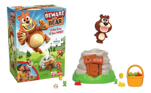 Beware Of The Bear - Juego De Goliath Con El Oso Y Esbelta L