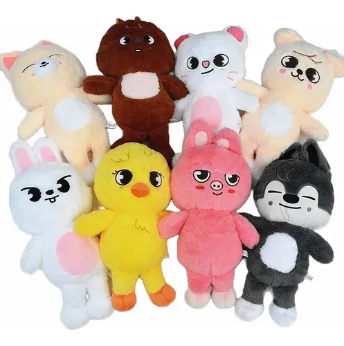 Boneca De Pelúcia Stray Kids Skzoo Seoul Jinret 50 Cm