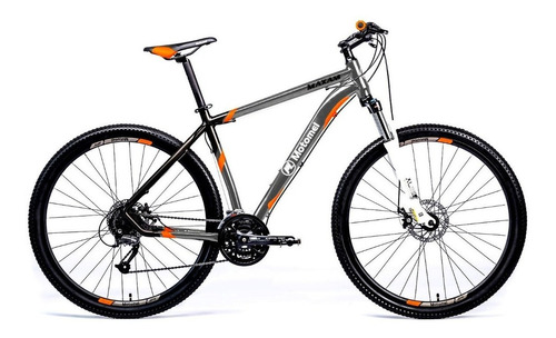 Bicicleta Mountain Bike Rodado 29 Motomel Maxam 490 Talle S Color Plateado/Naranja