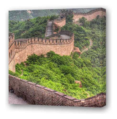 Cuadro 60x60cm Muralla China Monumento Grande Piedra