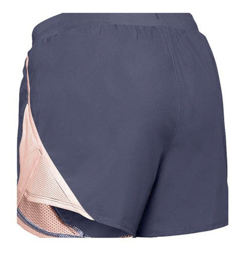 Short Underarmour Mujer Azul Fly By Deportivo 1350196497