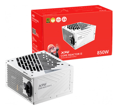 Fuente De Poder Adata Xpg Core Reactor Ii 80 Plus Gold Blanc