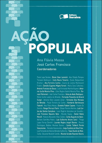 Ação popular, de Messa, Ana Flávia. Editora Saraiva Educação S. A., capa mole em português, 2012