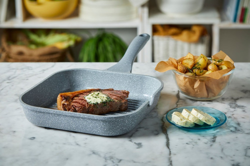 Imagen 2 de 8 de Maestro De Cocina Bifera De Ceramica Grill Premium 24cm