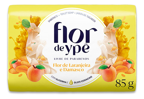 Sabonete Flor De Ypê Barra 85g - Kit Com 36 Sabonetes