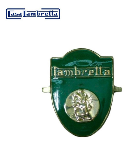 Insignia Manillar Lambretta Ld. San Cristoforo. M_clasicas