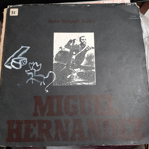 Vinilo Joan Manuel Serrat Miguel Hernandez Xy M6