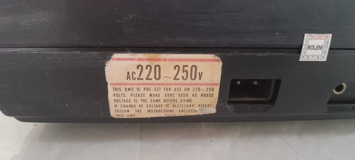 Gravador E Toca Fitas Panasonic Rq-309as 220v - Com Defeito (Usado)