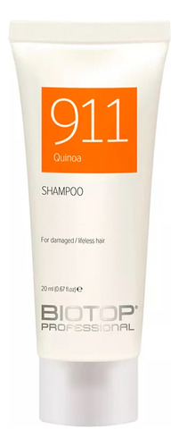 Biotop Shampoo Cremoso Hidratante Reparador 911 Quinoa 20 Ml
