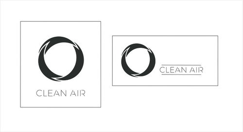 2 Stencil Clenair Logo Vertical: 30x20 E Horizontal: 14x25