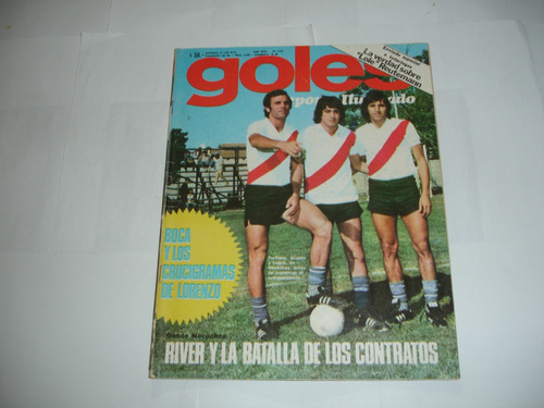 Revista Goles 1410 Scotta Gatti Locche 1976 Excelente!! 