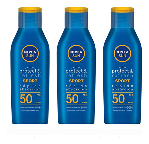 Protector Solar Nivea Sun Protect & Refresh Sport X3pz