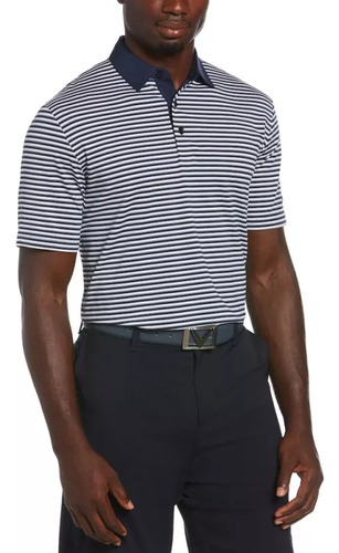 Polo Golf Callaway 3 Color Stripe Azul Hombre Cgks8055410