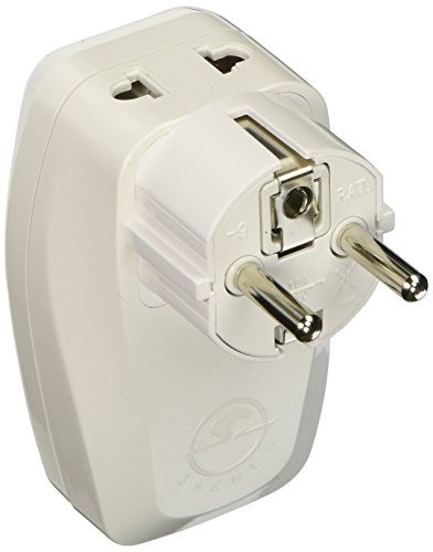 Orei 3 In 1 Schuko Travel Adapter Plug With Usb And Surge