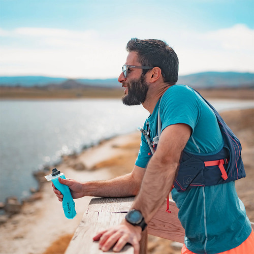 Botella De Hidratacion Softflask 250ml Malibu Blue