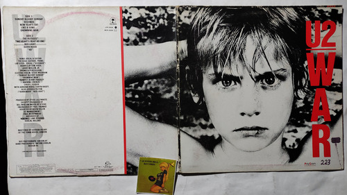 U2 War Lp Caja O Estuche Sin Disco