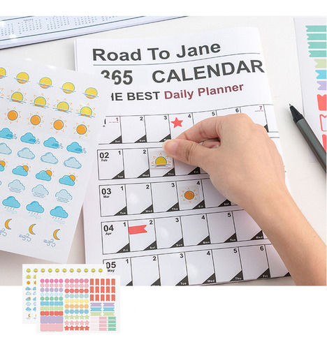 Planificador De Calendario De Pared Grande Para 2024: Anual