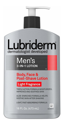 Lubriderm Loción 3 En 1 Para Hombre Enriquecida Con Aloe Par