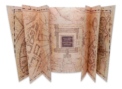 Imagem 2 de 4 de Mapa Do Maroto - Harry Potter