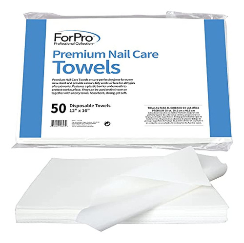 Toallas Forpro Premium Para El Cuidado De Las Uñas Para Mani