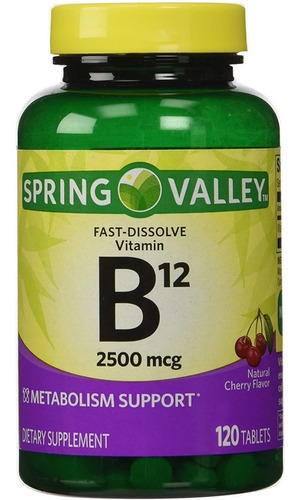 Vitamina B12 Spring Valley - Unidad a $2850