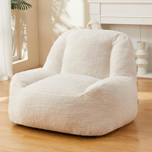 Homguava Bean Bag Sherpa Bean Bag Lazy Sofa Beanbag Chairs P