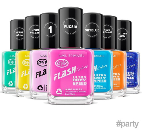 Esmalte Uñas Gnp Flash Colors 15ml Colecciones