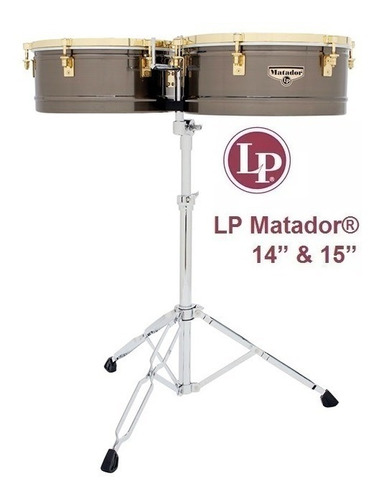 Timbal Lp Matador 14 Y 15 Pulgadas  Timbales Brushed Nickel