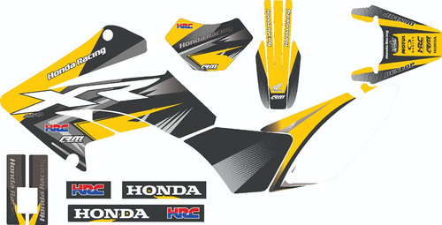 Calcos - Grafica Kit Completo Honda Tornado 250 - Env Gratis