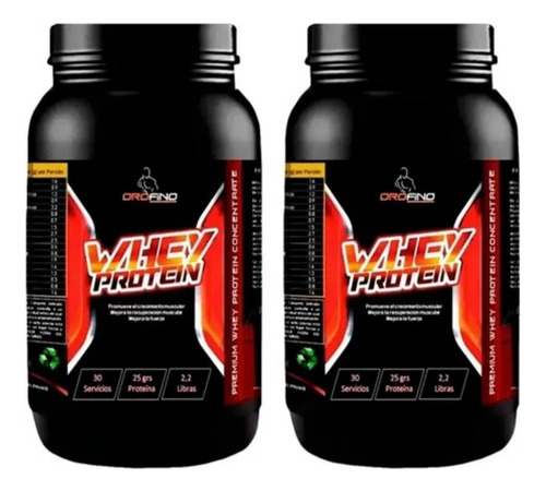 2 Whey Protein Orofino - 2 Kg 60 Servicios Totales - Premium