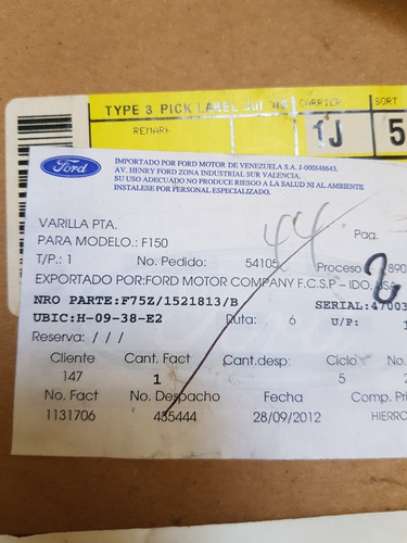 Cerradura Puerta Izquierda Ford F150 98/07 Original