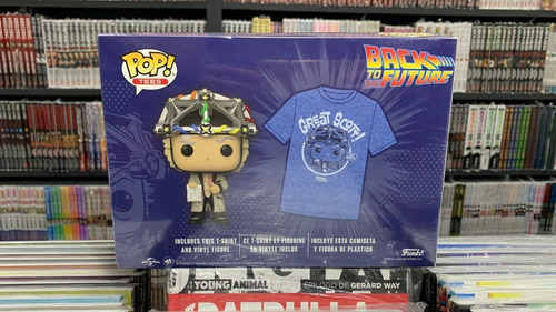 Imagen 3 de 4 de Funko Pop! Back To The Future - Doc With Helmet + Tee * L *
