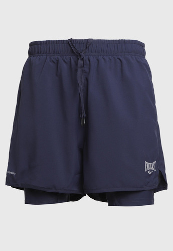 Short Manila Con Calza Everlast Azul Marino 