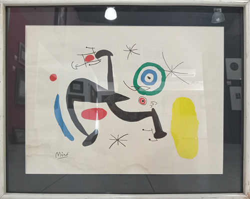 Litografía Firmada A La Plancha De Joan Miró