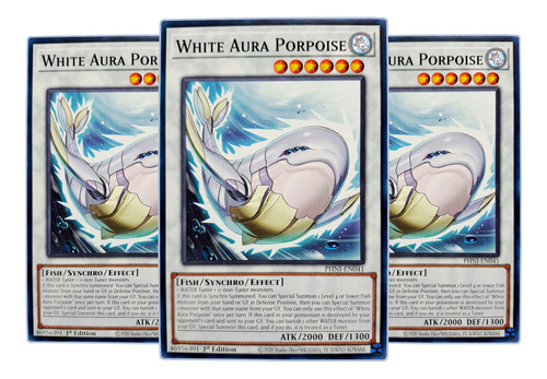 Yugi-oh! White Aura Porpoise Phni-en041 Comun
