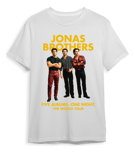 Polera Estampada Jonas Brothers - The Album - Dtf