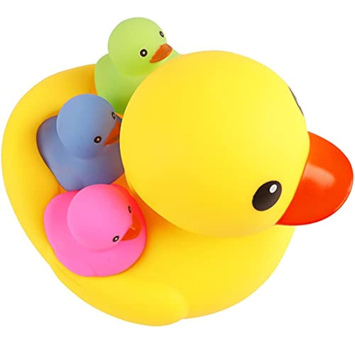 Aiyuencici Bath Duck Toys 4pcs Family Rubber Ducky Float&squ