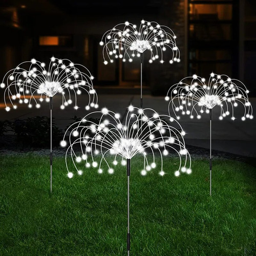 Luces Solares Fuegos Artificiales Lámpara Led Exterior Solar