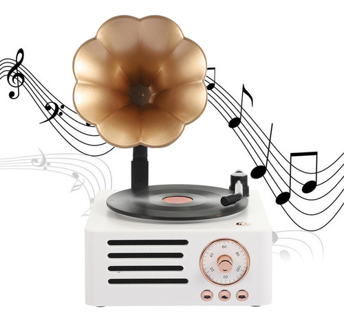 Tocadiscos Tocadiscos Bluetooth 5.0 Nostálgica Para Regalo