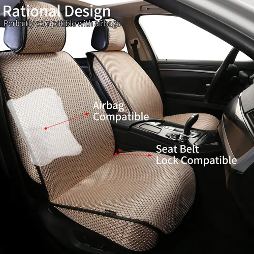 Auto Newer 2 Fundas De Asiento De Automvil Transpirables De