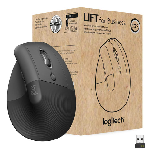 Logitech Lift For Business, Mouse Ergonómico Vertical, O Usb
