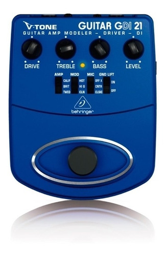 Pedal Para Guitarra Behringer V-tone Gdi21 C/ Simulador