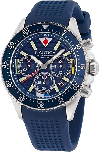 Nautica Napwps302 Westport - Reloj Con Correa De Silicona