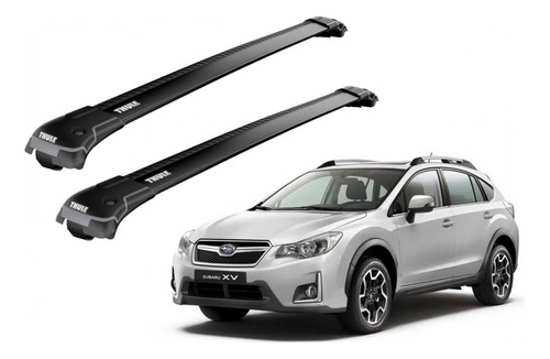 Barras Thule Subaru Xv 12-16 Re / Wingbar Edge Black