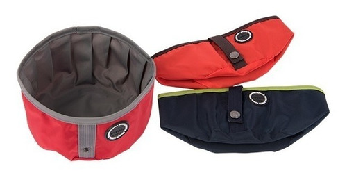 Porta Agua Alimento, Puppia Trek Round Plegable Bowl Mascota