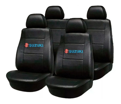 Imagen 1 de 5 de Juego Funda Cubre Asiento Suzuki Fun Apoyacabeza Incorporado