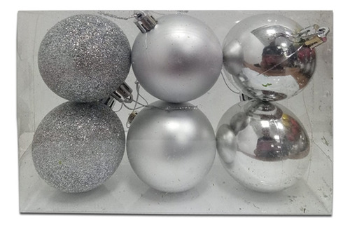 Bolas De Navidad 6cm Adornos Deco Navideños Surtidos Pettish