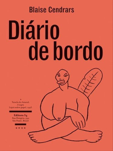 Diário De Bordo, De Cendrars, Blaise. Editora Editora 34, Capa Mole Em Português