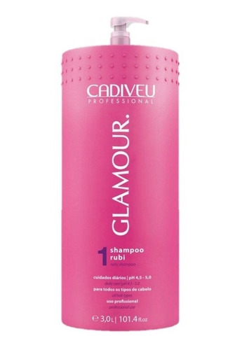 Cadiveu Kit Glamour Shampoo E Condicionador 3 Litros
