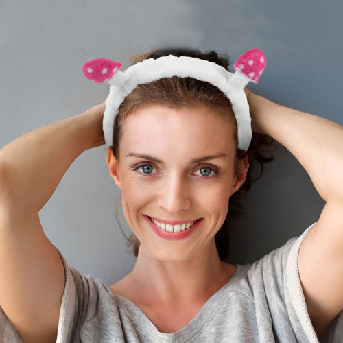 2 Unidades De Diadema De Felpa Para Mujer, Diadema Cómoda Pa